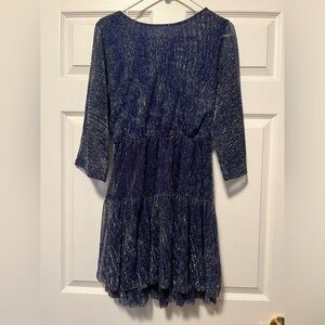 Women’s small sparkle blue party dress